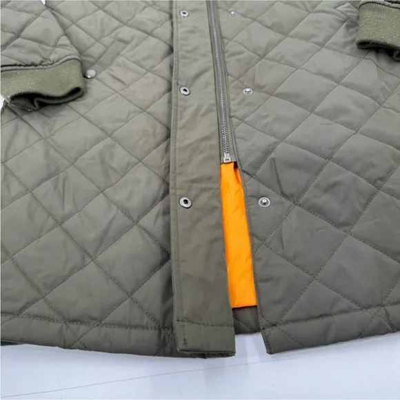 Vans Women's Olive Quilted Utility Jacket - Picture 4 of 5